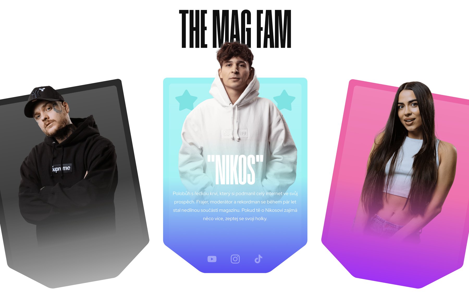 The Mag FAM: Homer, Nikos and Verune